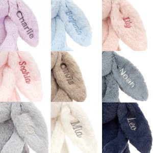 Personalised Bashful Blush Bunny Medium