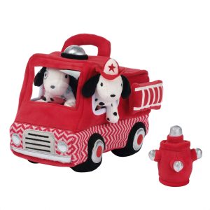 Fire Truck Interactive Plush Play Set