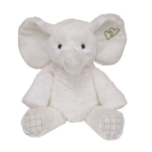 Signature Jamboree Plush Elephant – Marshmallow