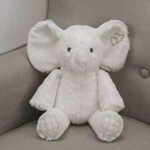 Signature Jamboree Plush Elephant – Marshmallow